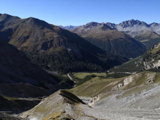Bergpanorama auf dem Weg © Sophia Bartolomei Bergpanorama