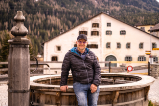 Lavin ist Simon Rohners Lieblingsort und seit vielen Jahren sein zu Hause.