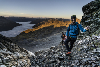 Bergtour Piz Linard mit Marco Steinemann. Foto: Andrea Badrutt Bergtour Piz Linard mit Marco Steinemann.