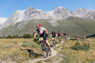Fahrer am Nationalpark Bike-Marathon