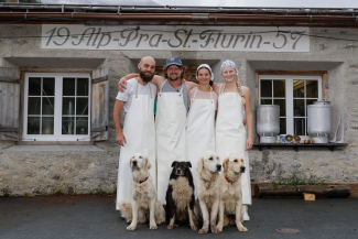 Das Team der Alp Prà San Flurin