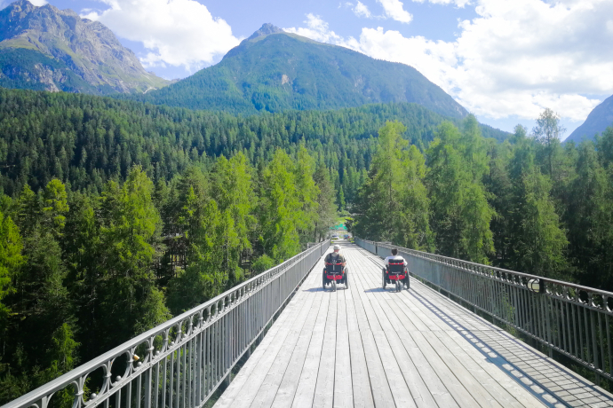 JST Mountaindrive Brücke Scuol JST Mountaindrive Brücke Scuol