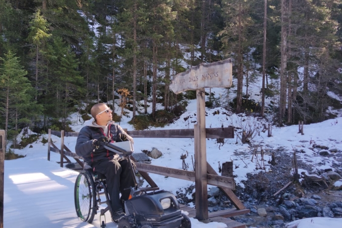 Swisstrack auf Via dals Nanins