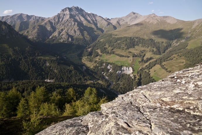 Auf dem Hängebrückenweg im Val Sinestra