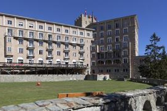 Hotel Castell in Zuoz. Hotel Castell in Zuoz.