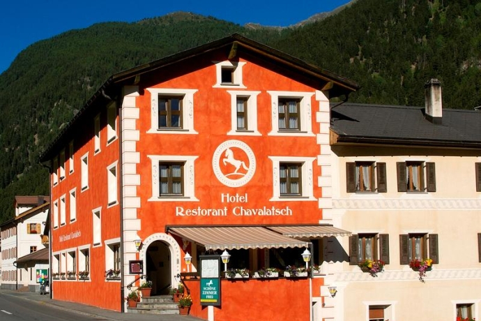 Hotel Chavalatsch in Müstair. Hotel Chavalatsch in Müstair.