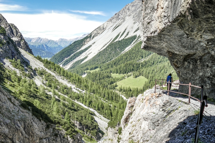 durch die Uina-Schlucht