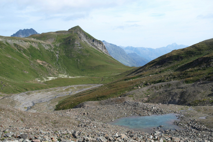 Bergpanorama im Unterengadin