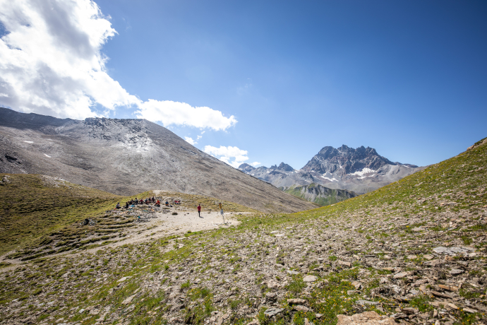 Aussicht am Fimberpass