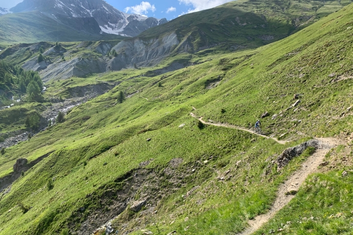 Bike-Tour Sentiago Loop auf Motta Naluns.