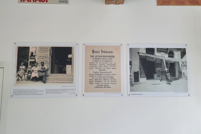 Bilder zur ehemaligen Filiale von Stöckenius in der Chasa Carola in Nairs