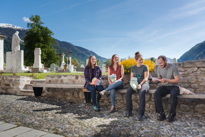 Kulinarische Schatzsuche; Chatscha Culinarica im Val Müstair
