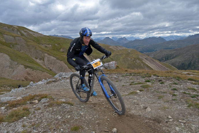Urs Huber auf dem Pass da Chaschauna