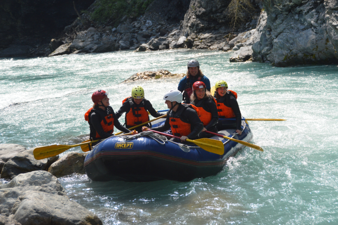 Rafting im Unterengadin Rafting im Unterengadin