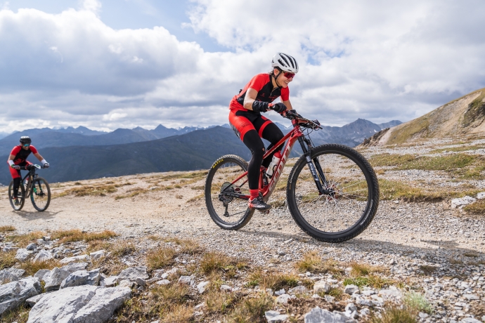 Tinetta Strimer auf dem Pass da Chaschauna 2021