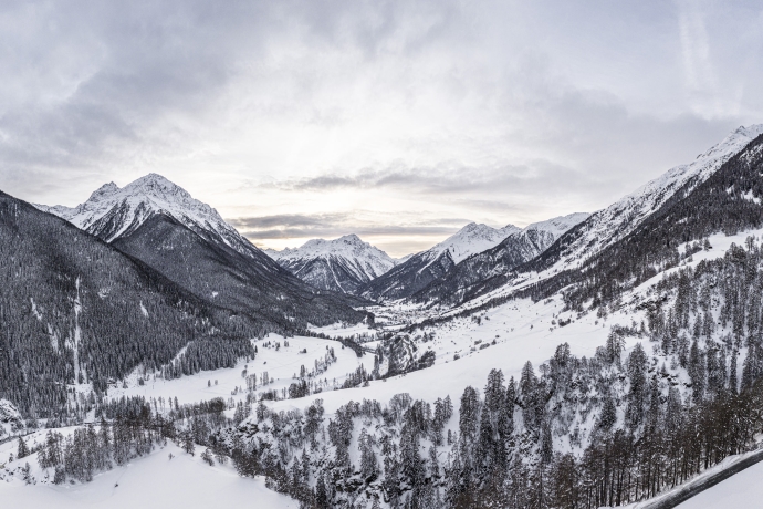 Das Unterengadin im Winter