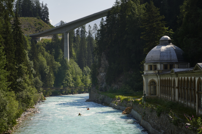 Kanufahrt auf dem Inn