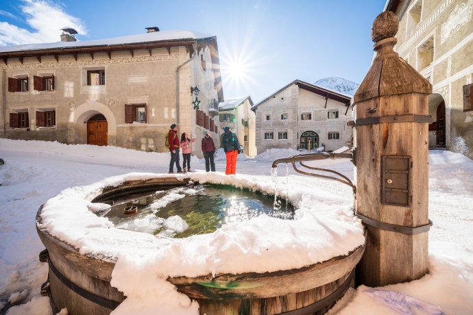Guarda im Winter © Dominik Täuber Guarda im Winter