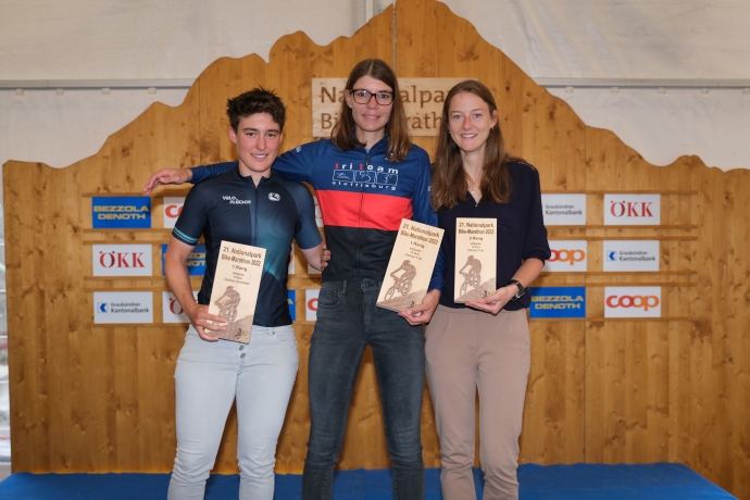 Nationalpark Bike-Marathon Siegerpodest 2022 Damen