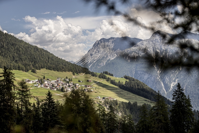 Aussicht auf Vnà © Andrea Badrutt Aussicht auf Vnà