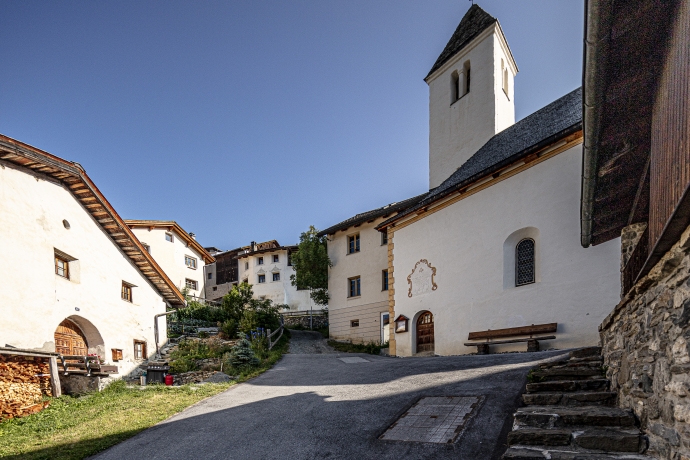 Das Dorf Vnà © Andrea Badrutt Das Dorf Vnà