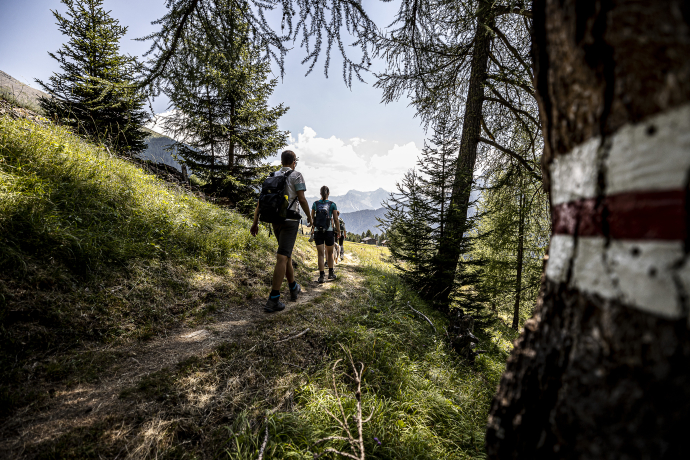 Wanderung im Val Sinestra