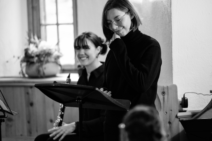 Sängerin in der Bergkirche S-charl, Piz Amalia Music Festival 2022 Sängerin in der Bergkirche S-charl, Piz Amalia Music Festival 2022