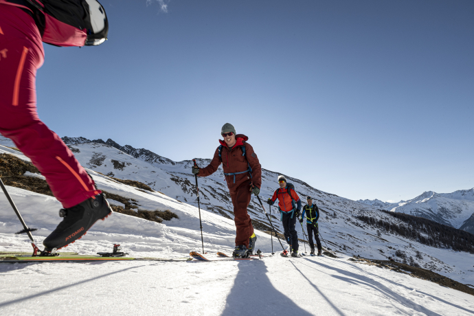 Sven mit Tourenski © Andrea Badrutt