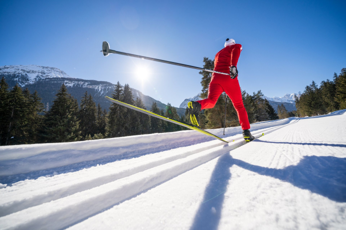 Loipenbericht: Offene Loipen im Unterengadin.
