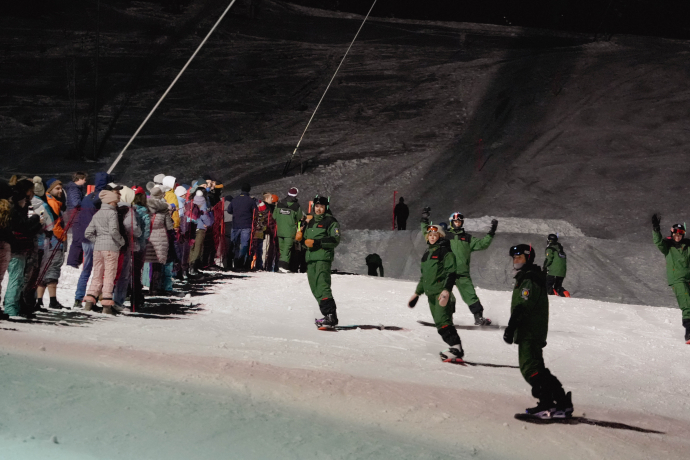 Schneesportshow Bergbahnen Scuol
