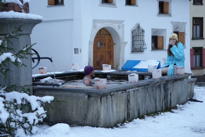 Brunnenbad Winter