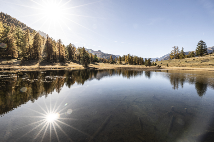 Lai Nair in Tarasp im Herbst