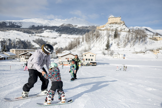 Familienskilift in Tarasp