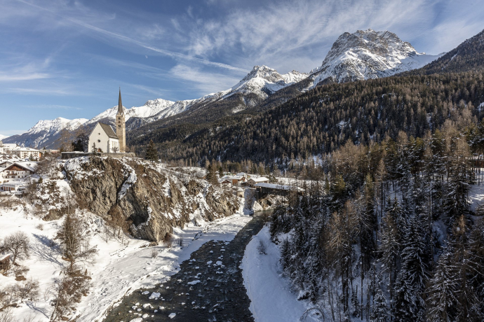 Scuol im Winter