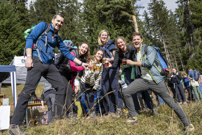 Bergbierfestival Wanderung Tschlin bis Ramosch