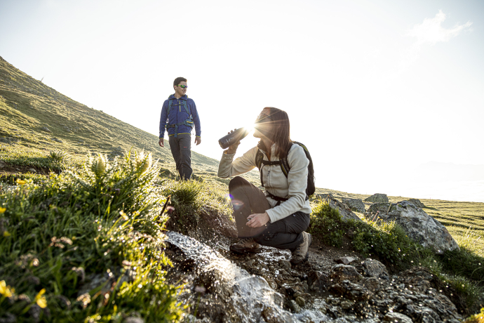 Wandern zu zweit