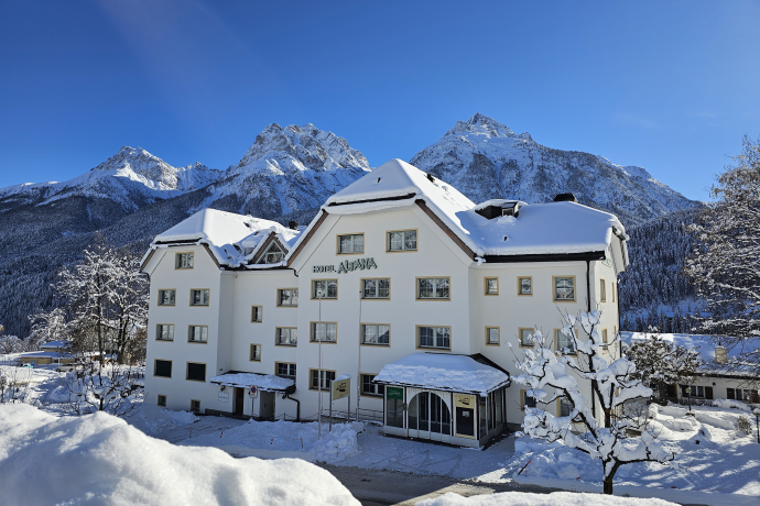 Typically Swiss Hotel Altana im Winter