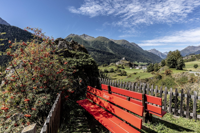 Blick nach Ardez Blick nach Ardez von Osten