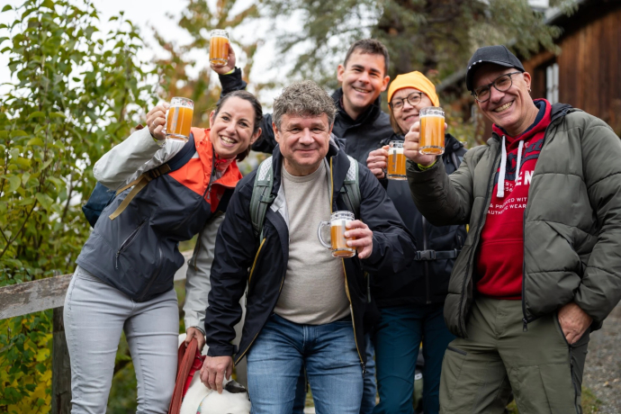 Bergbierfestival Gruppe