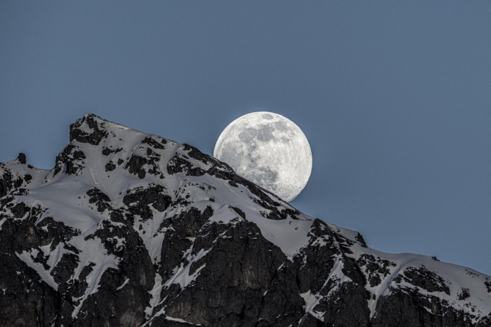 Nachthimmel im Engadin