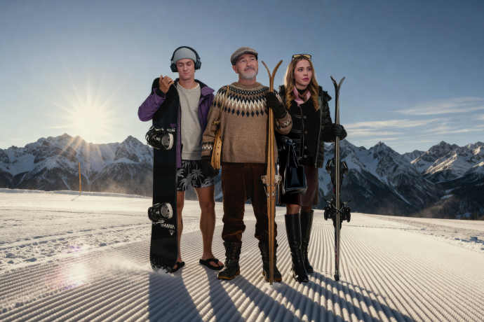 Key Visual Winterkampagne: Drei Täler. Drei Gesichter. 