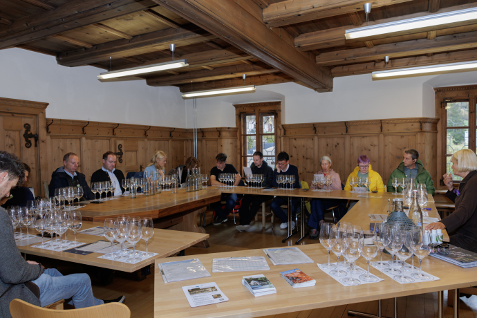 Mineralwasser-Degustation