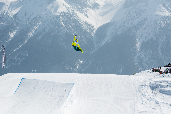 Der Local Hero Contest im Snowpark Scuol.