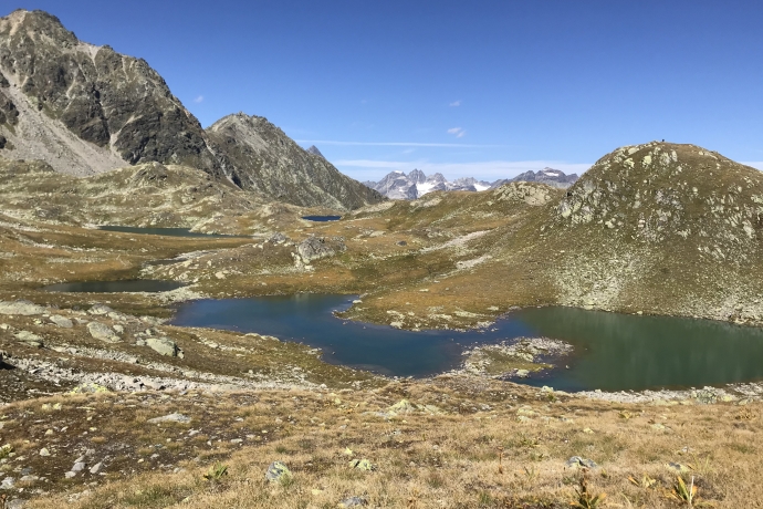 Macunseen im Schweizerischen Nationalpark im Engadin