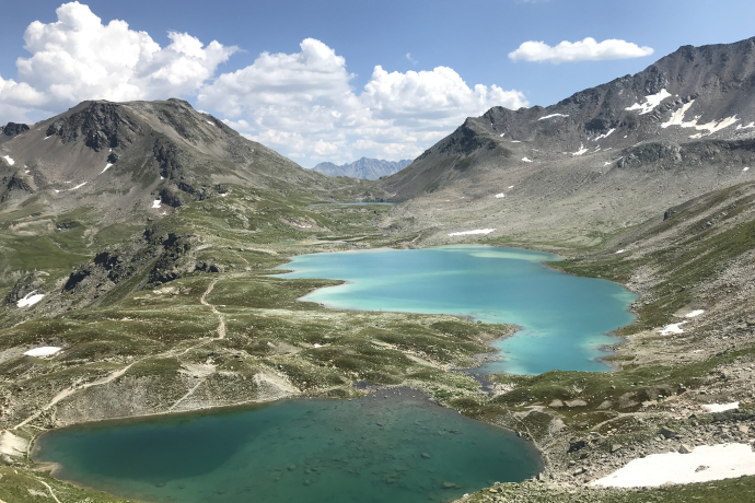Ausblick auf die Jöriseen Ausblick auf die Jöriseen