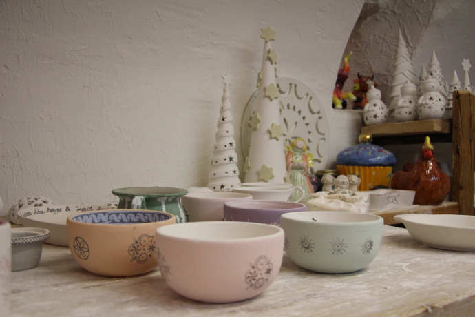 Keramikmalen Butia Schlerin Sent im Unterengadin Keramikmalen Butia Schlerin Sent im Unterengadin