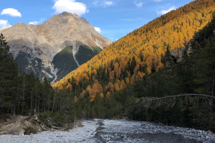 Das Val Mingèr im Unterengadin Das Val Mingèr im Unterengadin