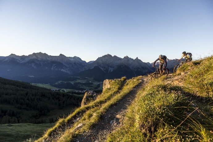 Mountainbiken im Unterengadin Mountainbiken im Unterengadin