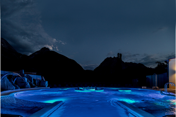 Silenzi im Mineralbad Bogn Engiadina in Scuol. Silenzi im Mineralbad Bogn Engiadina in Scuol.