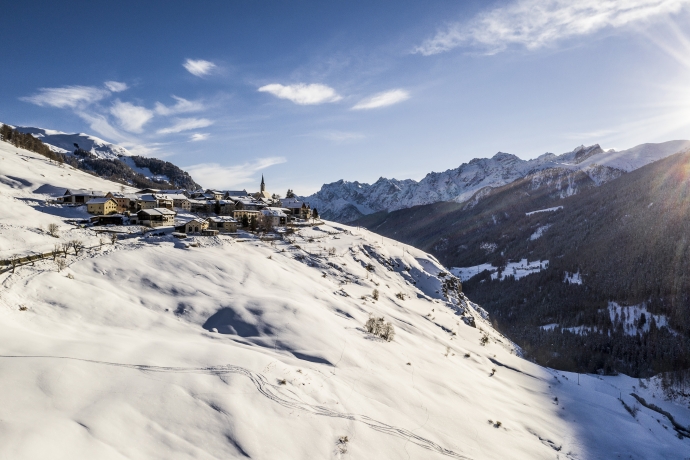 Winterwandern ab Guarda Winterwandern ab Guarda